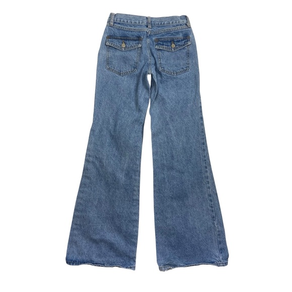 John Galt X Yellow Rat Bastard Wide Leg Flare Bootcut Jean Brandy Melville - Picture 5 of 16